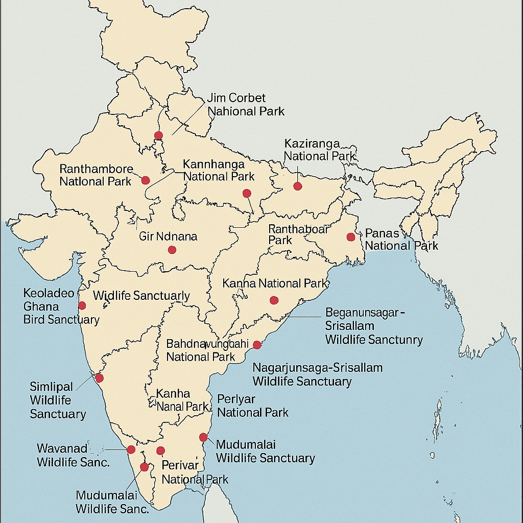 National Parks and Wildlife Sanctuaries
